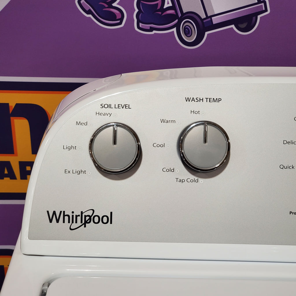 Whirlpool 3.5 cu. ft. High Efficiency Top Load Washing Machine with Deep Water Wash 3SD778 - WTW4816FW - Scratch & Dent (Minor)