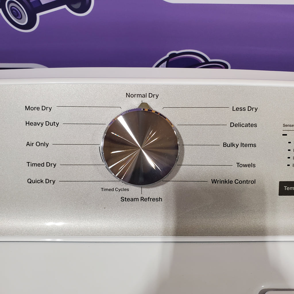 Pictures of Maytag White Pet Pro Gas 7.0 Cu. Ft. Dryer with Moisture Sensing and Steam Refresh Cycle MGD6500MW - Open Box - Neu Appliance Outlet - Discount Appliance Outlet in Austin, Tx