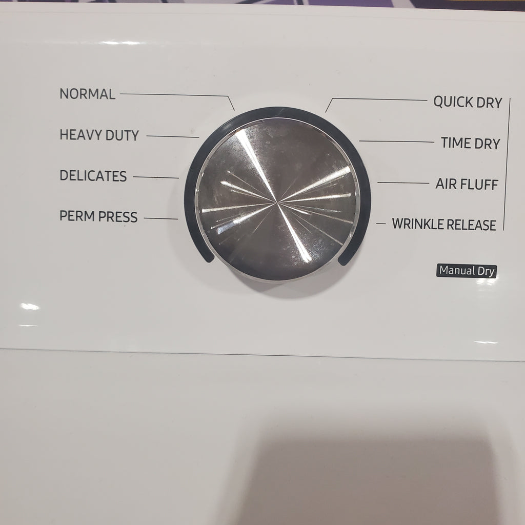 Samsung 4.5 cu. ft. Top Load Washer with Vibration Reduction Technology+ in White WA45T3200AW - Certified Refurbished and Samsung 7.2 cu. ft. Electric Dryer with Sensor Dry in White 16086 - DVE45T3200W - Certified Refurbished