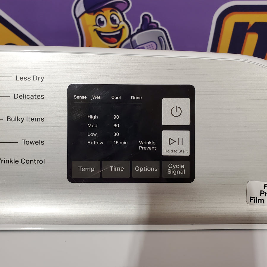 Maytag Top Load 4.8 cu ft Washer with Deep Fill and Slow-Close Glass Lid MVW6200KW - Scratch & Dent (Moderate) and Maytag 7.0 cu ft Electric Dryer with Moisture Sensing and Quick Dry Cycle T8713 - MED6200KW - Scratch & Dent (Minor)