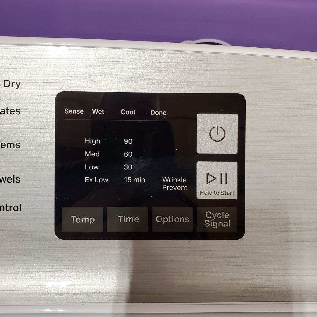 Pictures of Maytag Top Load 4.8 cu ft Washer with Deep Fill and Slow-Close Glass Lid MVW6200KW - Scratch & Dent (Minor) and Maytag 7.0 cu ft Electric Dryer with Moisture Sensing and Quick Dry Cycle 16160 - MED6200KW - Scratch & Dent (Minor) - Neu Appliance Outlet - Discount Appliance Outlet in Austin, Tx