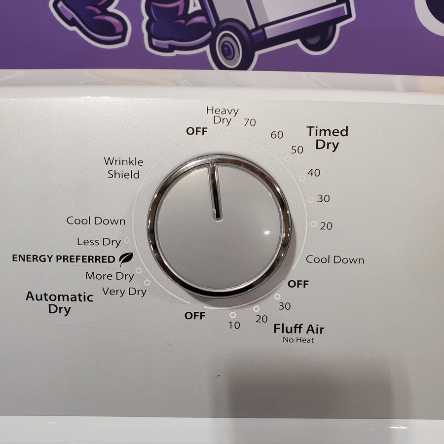 Whirlpool White Electric Extra Large 7.0 Cu. Ft. Dryer with Wrinkle Shield  22137SD381 - WED4815EW - Scratch & Dent (Minor)