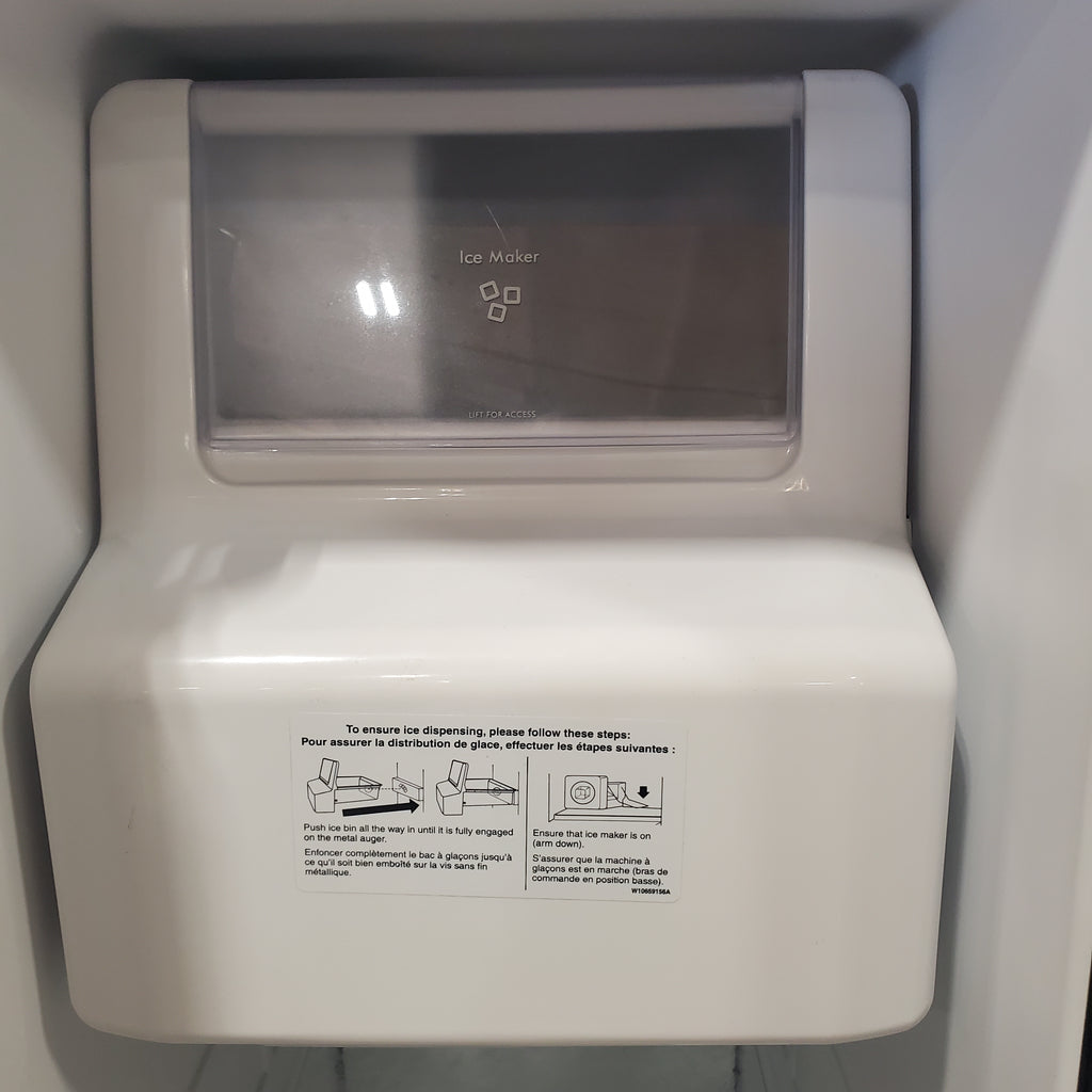 Pictures of Kenmore Black Side by Side Refrigerator with Crushed/Cubed Ice Dispenser and Water Dispenser 106.5111971 - Scratch and Dent (Minor) - Neu Appliance Outlet - Discount Appliance Outlet in Austin, Tx