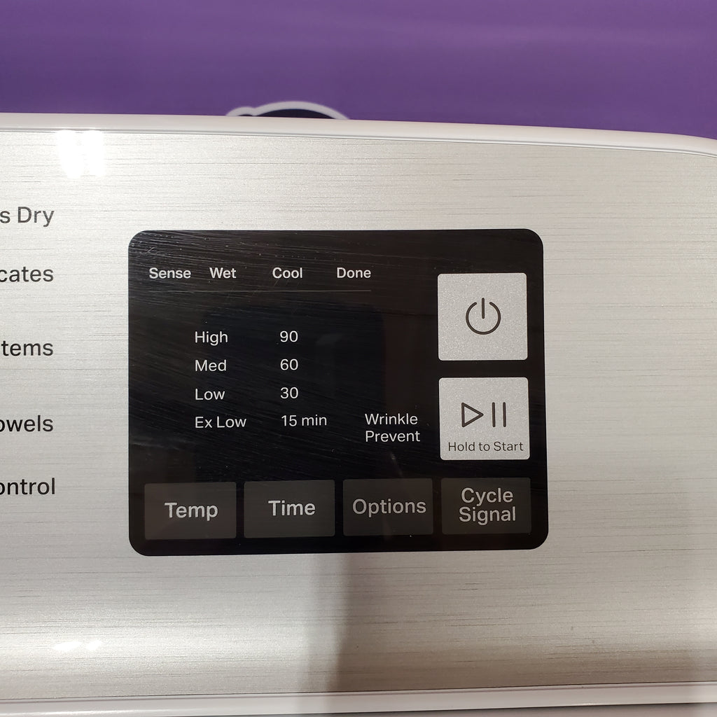Pictures of Maytag 7.0 cu ft Electric Dryer with Moisture Sensing and Quick Dry Cycle 30132SD59 - MED6200KW - Scratch & Dent (Moderate) - Neu Appliance Outlet - Discount Appliance Outlet in Austin, Tx
