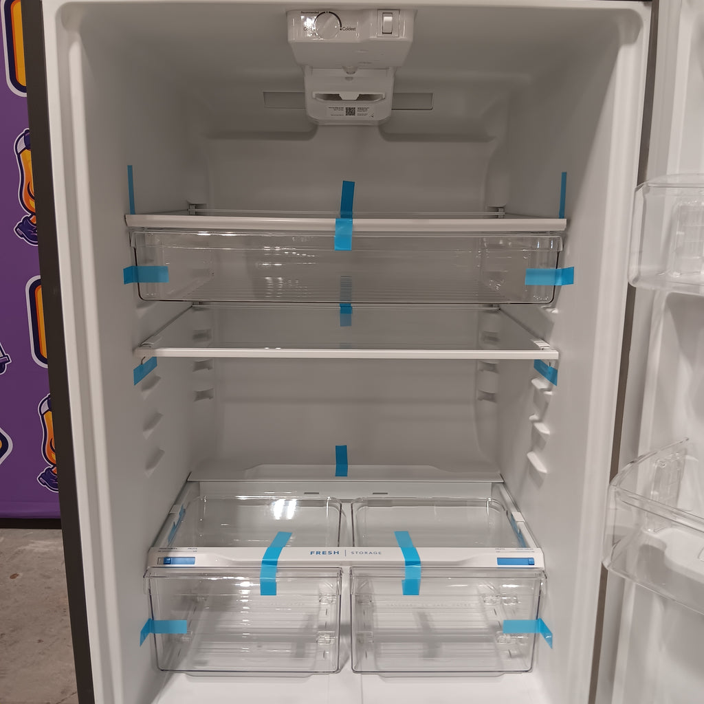 Pictures of Frigidaire 30" Wide 20 cu ft Top Freezer Refrigerator with EvenTemp™ Cooling System in Stainless Steel FFTR2045VS - Scratch & Dent (Minor) - Neu Appliance Outlet - Discount Appliance Outlet in Austin, Tx