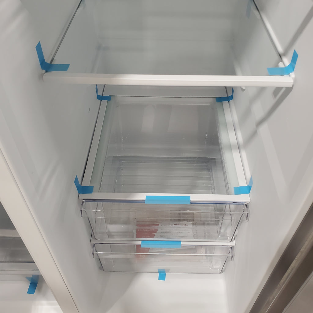 Pictures of Frigidaire Standard Depth 25.6 Cu. Ft. Side by Side 36" Refrigerator with a EvenTemp Cooling System FRSS26L3AF - Open Box - Neu Appliance Outlet - Discount Appliance Outlet in Austin, Tx