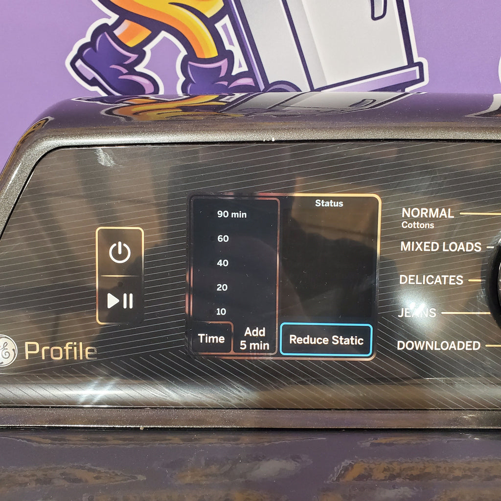 Pictures of GE Profile™ ENERGY STAR® 7.4 cu. ft. Capacity Smart Electric Dryer with Sanitize Cycle and Sensor Dry in Diamond Gray 3SD713 - PTD70EBPTDG - Open Box - Neu Appliance Outlet - Discount Appliance Outlet in Austin, Tx