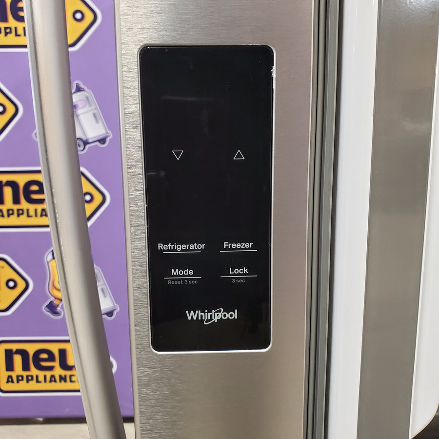 Whirlpool French Door Refrigerator in Fingerprint Resistant Stainless Finish with In-Door Water and Ice Maker - 30 cu. ft. 22132SD136 - WRFF3536SZ - Scratch & Dent (Moderate)
