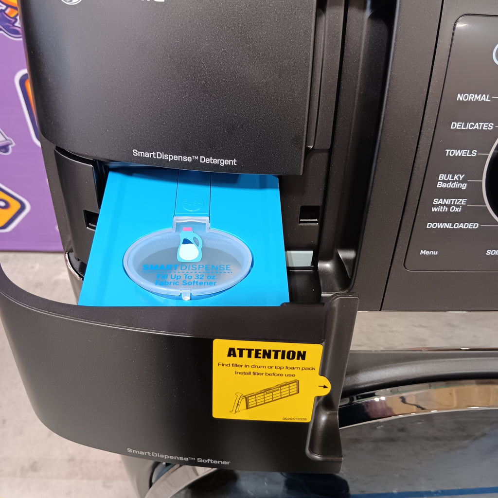 Pictures of GE Profile Energy Star Ultra Fast 4.8 Cu. Ft. Capacity 2-in-1 Washer and Dryer with Ventless Inverter Heat Pump Technology and Pet Hair Removal PFQ97HSPVDS - New in Box - Neu Appliance Outlet - Discount Appliance Outlet in Austin, Tx