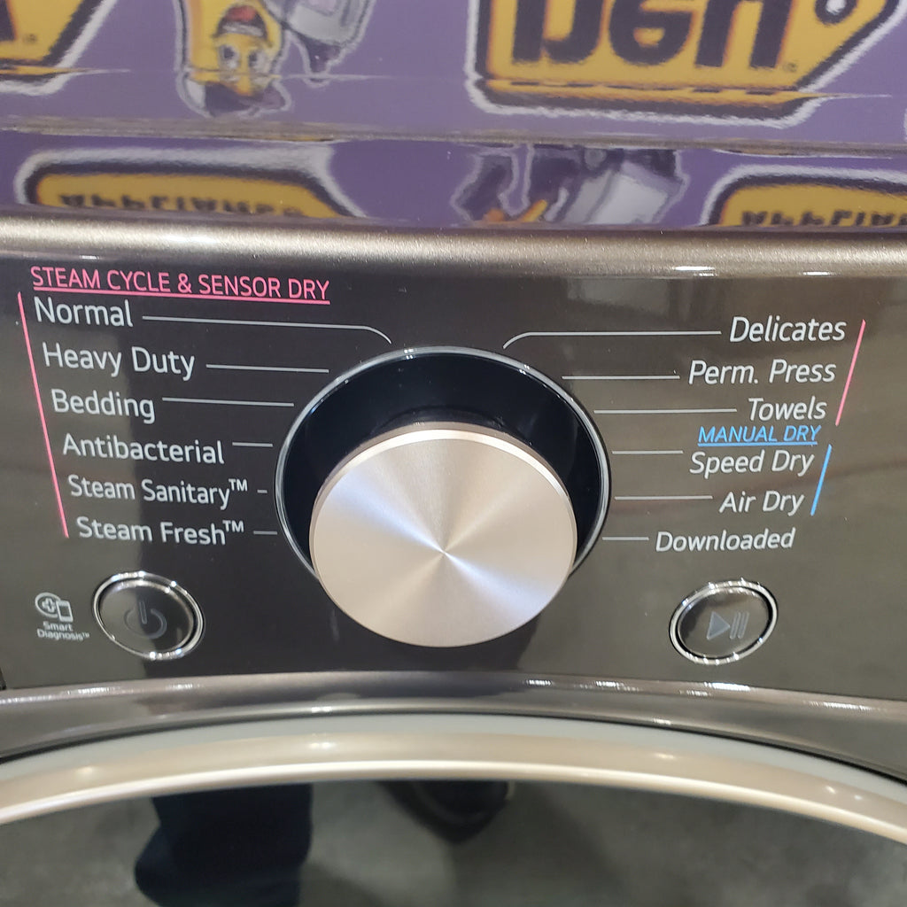 LG Front Load 4.5 Cu. Ft. Washer with TurboWash 360 Technology WM4000HBA - Scratch & Dent (Minor) and LG Smart Wi-Fi Enabled Front Load Electric 7.4 Cu. Ft. Dryer with TurboSteam 16094 - DLEX4000B - Scratch & Dent (Minor)