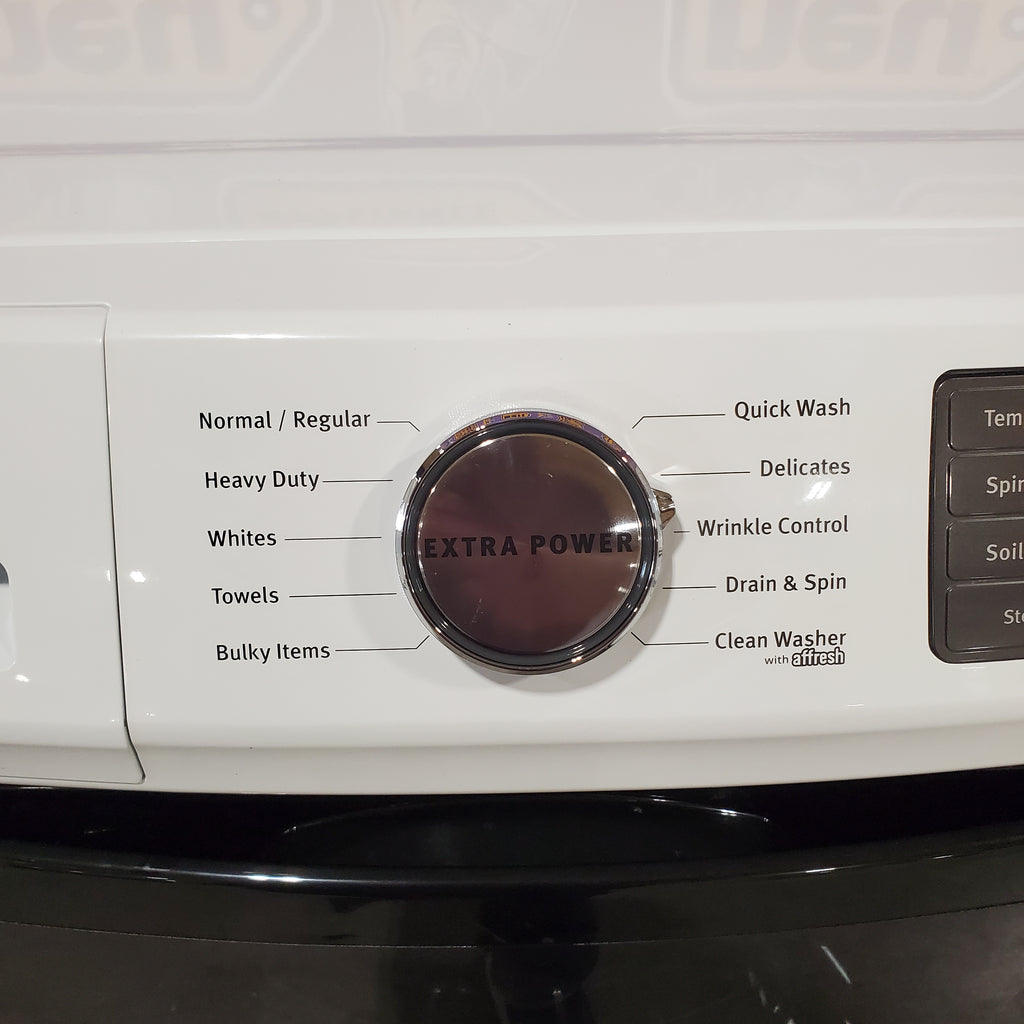 Pictures of Maytag 4.5 cu. ft. Front Load Washer with Extra Power and 12-Hr Fresh Spin™ Option MHW5630HW - Scratch & Dent (Moderate) and Maytag 7.3 cu. ft. Front Load Gas Dryer with Extra Power and Quick Dry Cycle MGD5630HW - Scratch & Dent (Minor) - Neu Appliance Outlet - Discount Appliance Outlet in Austin, Tx
