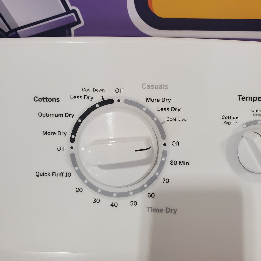 Pictures of GE 6.2 cu. ft. Capacity Electric Dryer with Up To 120 ft. Venting and Shallow Depth GTX22EASKWW - Certified Refurbished - Neu Appliance Outlet - Discount Appliance Outlet in Austin, Tx