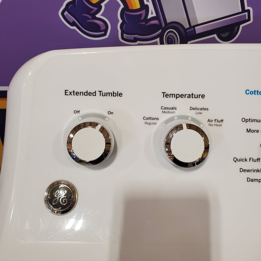 GE White Top Load 4.0 Cu. Ft. Capacity Washer with Stainless Steel Wash Basket GTW325ASWWW - New in Box and GE White Electric Aluminized Alloy Drum 7.2 Cu. Ft. Dryer with Sensor Dry and Extended Tumble 16210 - GTD45EASJWS - Certified Refurbished