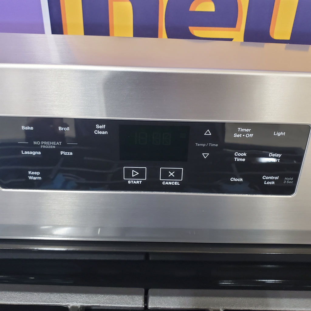 Pictures of Whirlpool 30-inch Self Clean Gas Range with No Preheat Mode WFGS3530RS - Open Box - Neu Appliance Outlet - Discount Appliance Outlet in Austin, Tx
