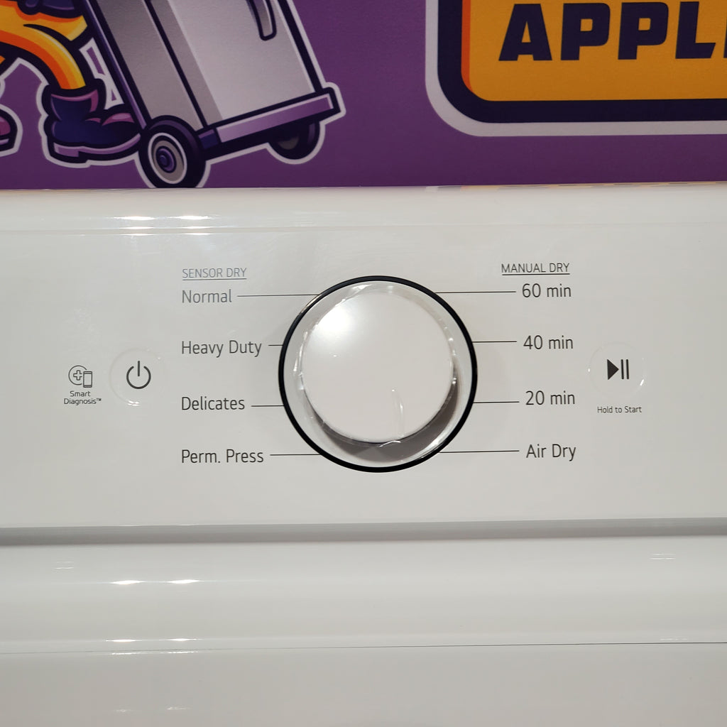 LG 4.3 cu. ft. Capacity Top Load Washer with TurboDrum™ Technology and Impeller WT6100CW - Open Box and LG 7.3 Cu. Ft.  Electric Rear Control Ultra Large Capacity Dryer in White with Sensor Dry 16058 - DLE6100W - Open Box