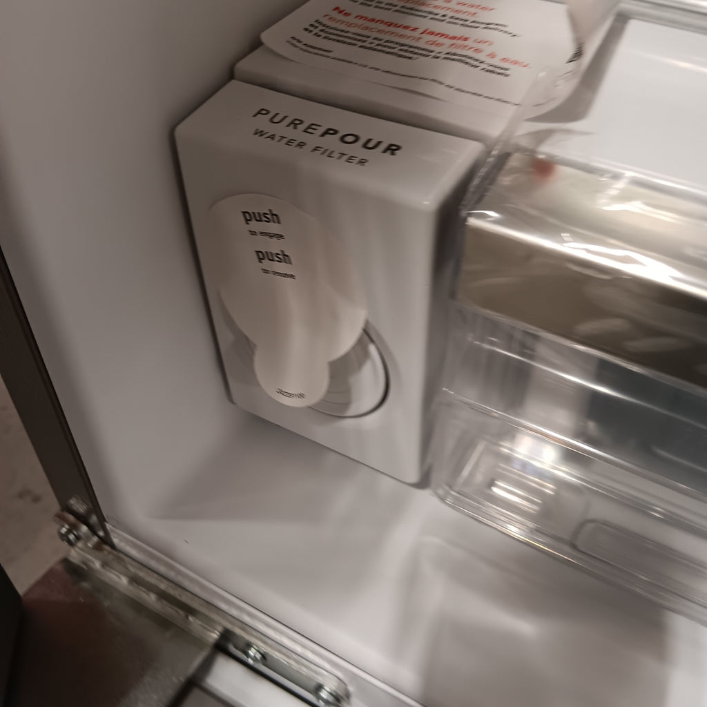 Pictures of Frigidaire 27.8-cu ft ENERGY STAR French Door Refrigerator with Dual Ice Maker in Fingerprint Resistant Stainless Steel 20231SD238 - GRFS2853AF - Scratch & Dent (Moderate) - Neu Appliance Outlet - Discount Appliance Outlet in Austin, Tx