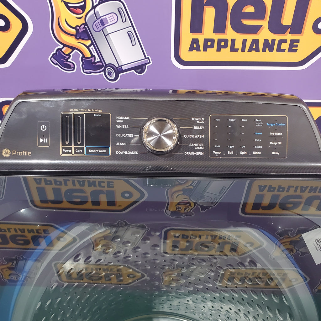 Pictures of GE Profile™ ENERGY STAR® 5.4 cu. ft. Capacity Washer with Smarter Wash Technology and FlexDispense - Open Box - Neu Appliance Outlet - Discount Appliance Outlet in Austin, Tx