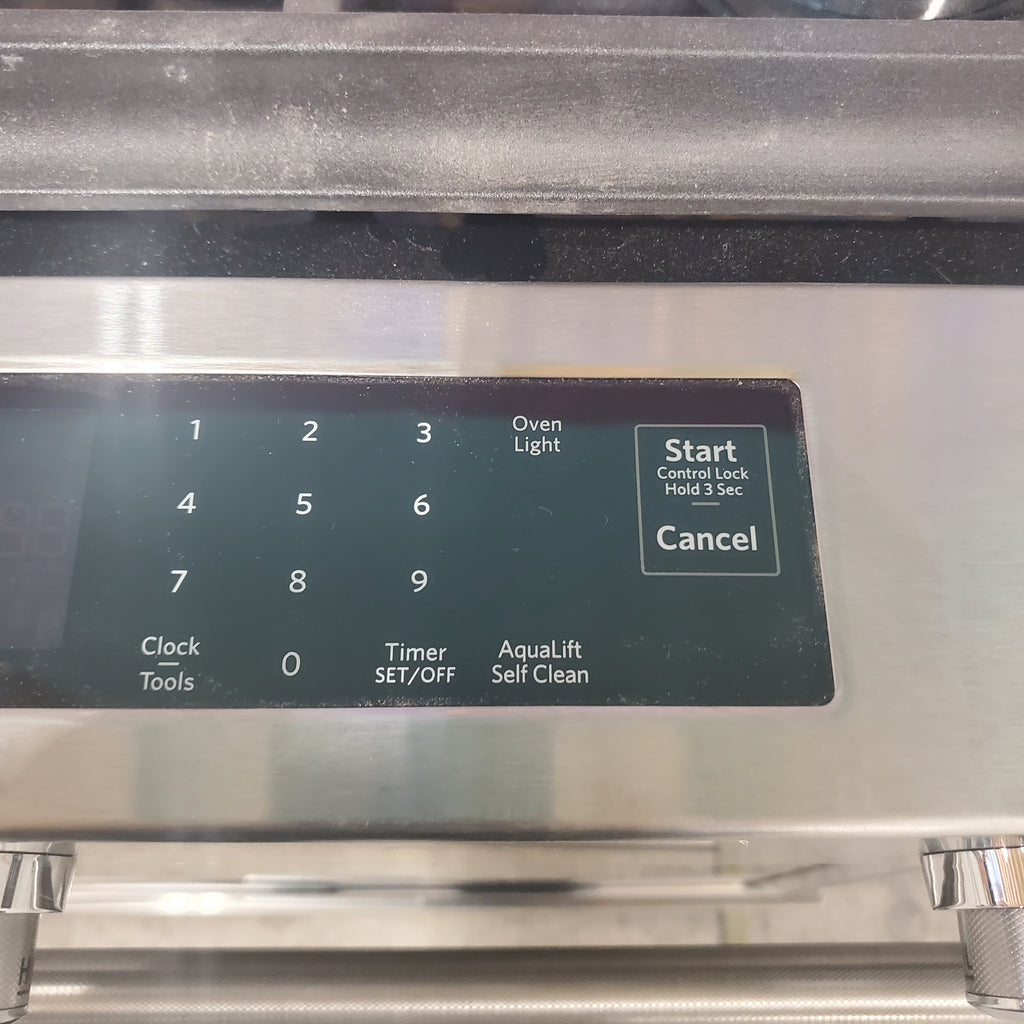 Pictures of KitchenAid Stainless Steel 30 In. 5 Burner Slide In Convection Gas Range with Steam Rack and Even Heat True Convection KSGG700ESS - Scratch and Dent (Minor) - Neu Appliance Outlet - Discount Appliance Outlet in Austin, Tx