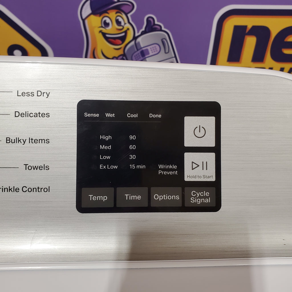 Pictures of Maytag Top Load 4.8 cu ft Washer with Deep Fill and Slow-Close Glass Lid MVW6200KW - Scratch & Dent (Minor) and Maytag 7.0 cu ft Electric Dryer with Moisture Sensing and Quick Dry Cycle 16168 - MED6200KW - Scratch & Dent (Minor) - Neu Appliance Outlet - Discount Appliance Outlet in Austin, Tx