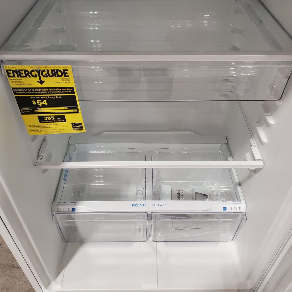 Pictures of Frigidaire 20 Cu. Ft. Garage Ready Top Freezer Refrigerator 20231SD258 - FFHT2045XW - Scratch & Dent (Minor) - Neu Appliance Outlet - Discount Appliance Outlet in Austin, Tx