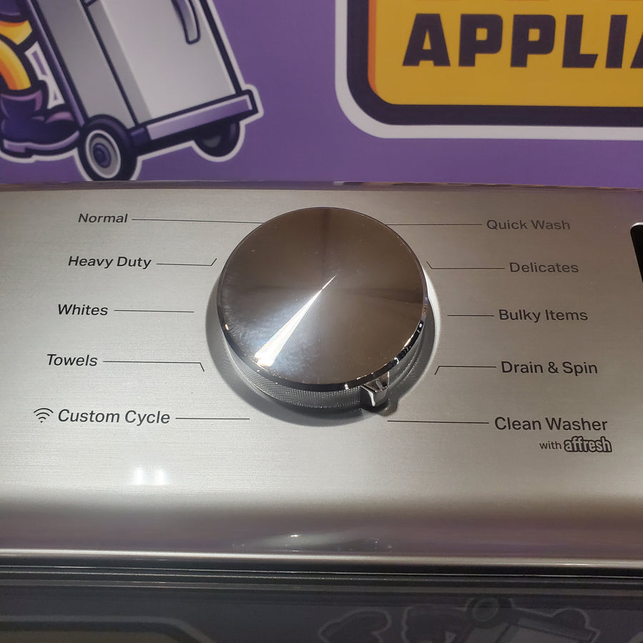 Maytag 5.3 cu. ft. Top Load Washer in Classic Silver with Impeller, Extra Power Option and Smart Appliance 22133SD180 - MTW6200RR - Scratch & Dent (Minor)