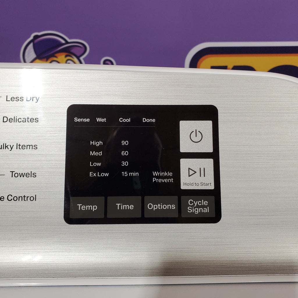 Pictures of Maytag Top Load 4.8 cu ft Washer with Deep Fill and Slow-Close Glass Lid MVW6200KW - Scratch & Dent (Minor) and Maytag 7.0 cu ft Electric Dryer with Moisture Sensing and Quick Dry Cycle 16157 - MED6200KW - Scratch & Dent (Minor) - Neu Appliance Outlet - Discount Appliance Outlet in Austin, Tx