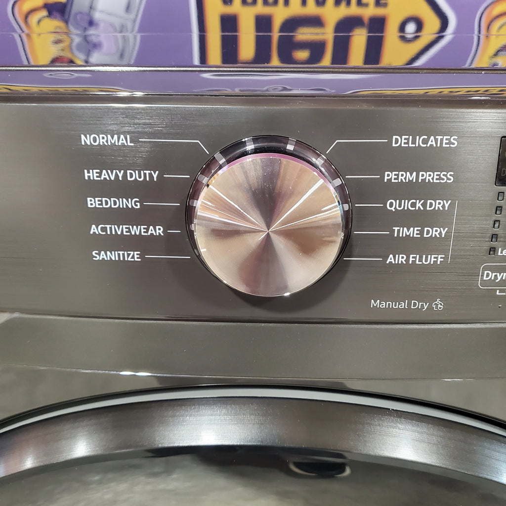 Samsung Frontload Brushed Black7.5 Cu. Ft.  Electric Dryer with Sensor Dry 5SD260 - DVE45T6000V Scratch & Dent (Minor)