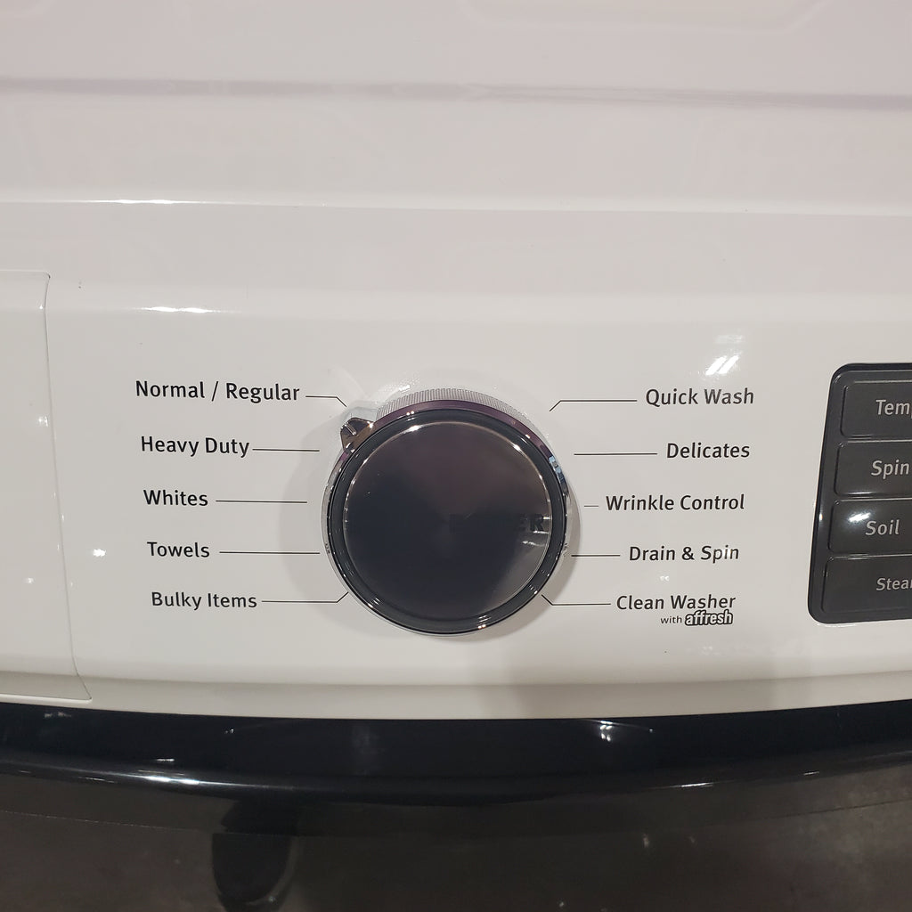 Pictures of Maytag 4.5 cu. ft. Front Load Washer with Extra Power and 12-Hr Fresh Spin™ Option MHW5630HW - Scratch & Dent (Minor) and Maytag Front Load 7.3 Cu. Ft. Electric Dryer with Extra Power and Quick Dry Cycle MED5630HW - Scratch & Dent (Minor) - Neu Appliance Outlet - Discount Appliance Outlet in Austin, Tx