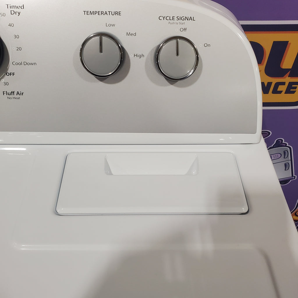 Pictures of Whirlpool Top Load 3.5 Cu. Ft. Washer with Deep Water Wash Option WTW4816FW and Whirlpool Vented 7.0 Cu. Ft. Electric Dryer WED4815EW - Open Box - Neu Appliance Outlet - Discount Appliance Outlet in Austin, Tx