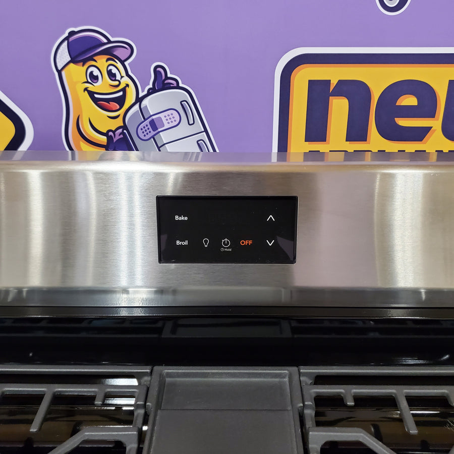 Frigidaire 5 Burner Gas Range with Even Baking Technology in Stainless Steel 20531SD461 - FCRG3052BS - Scratch & Dent (Minor)