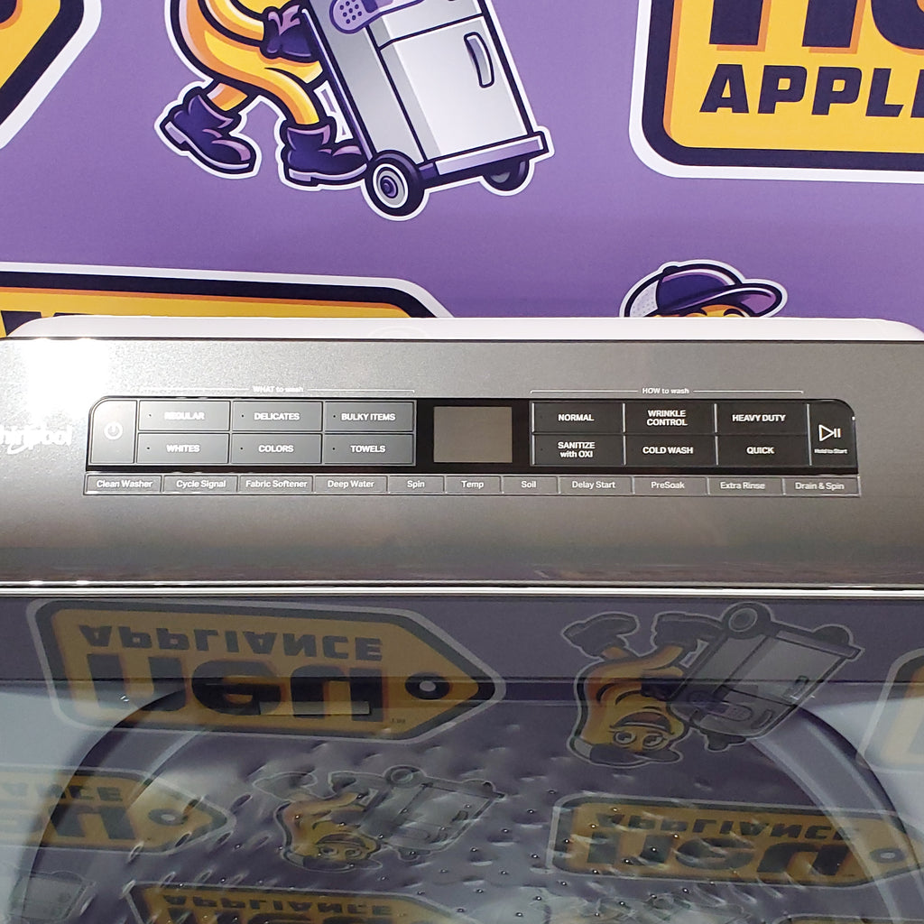 Pictures of Whirlpool High Efficiency Agitator Large Top-Load Washer in White WTW5105HW - Scratch & Dent (Minor) - Neu Appliance Outlet - Discount Appliance Outlet in Austin, Tx