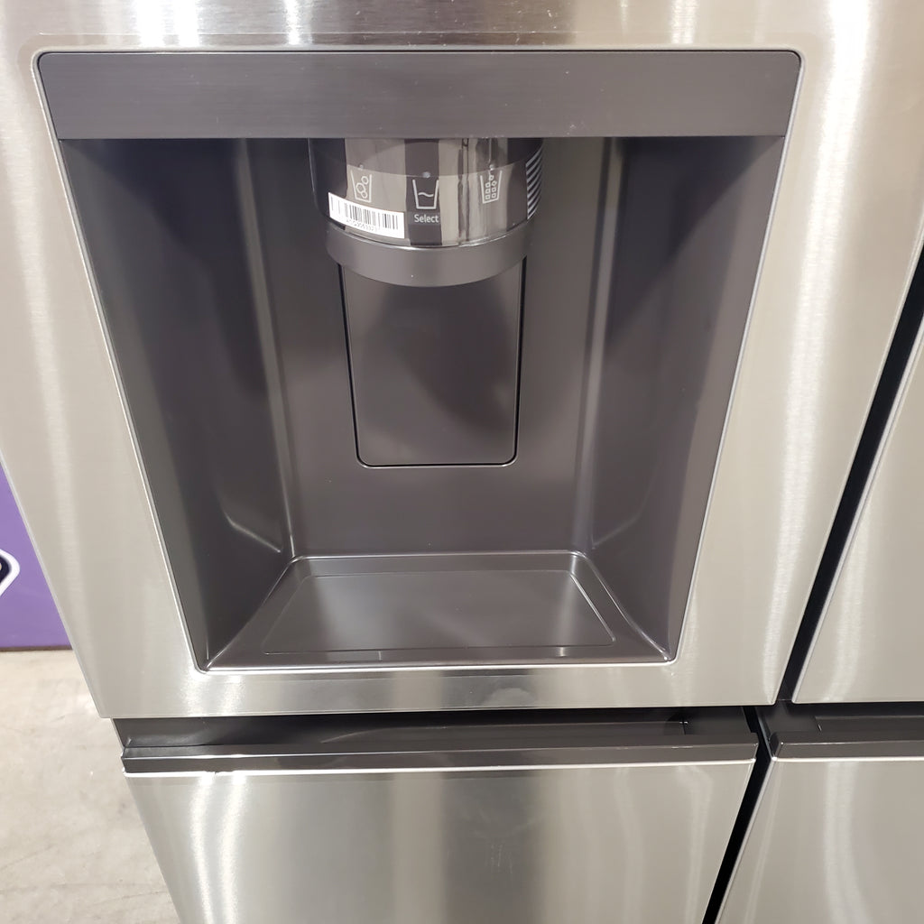 LG 23 cu. ft. Side-by-Side Counter-Depth Refrigerator with Smooth Touch Dispenser 21SD011 - LRSXC2306S - Open Box