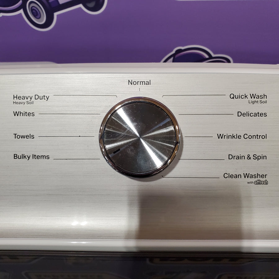 Maytag Top Load 4.8 cu ft Washer with Deep Fill and Slow-Close Glass Lid 30134SD169 - MVW6200KW - Scratch & Dent (Major)
