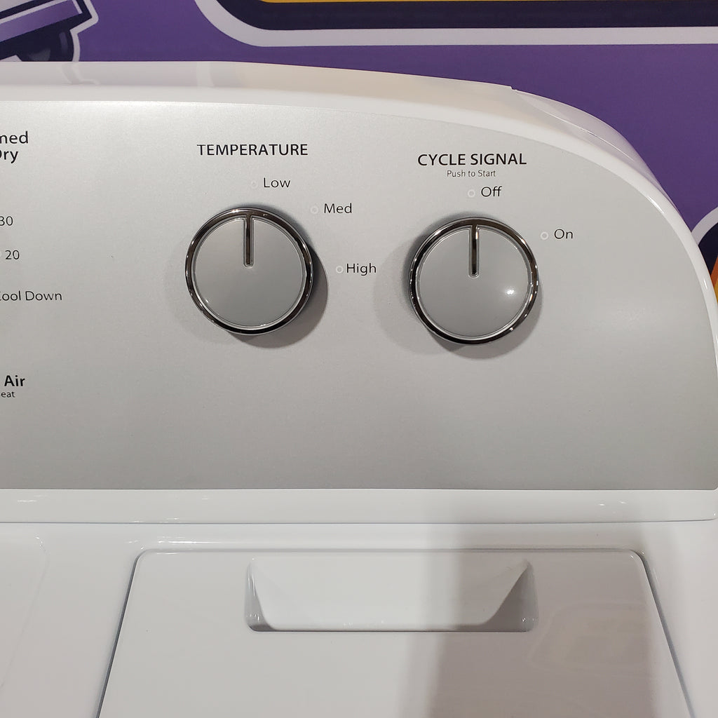Pictures of Whirlpool Top Load 3.5 Cu. Ft. Washer with Deep Water Wash Option WTW4816FW - Open Box and Whirlpool Vented 7.0 Cu. Ft. Electric Dryer 16129 - WED4815EW - Open Box - Neu Appliance Outlet - Discount Appliance Outlet in Austin, Tx