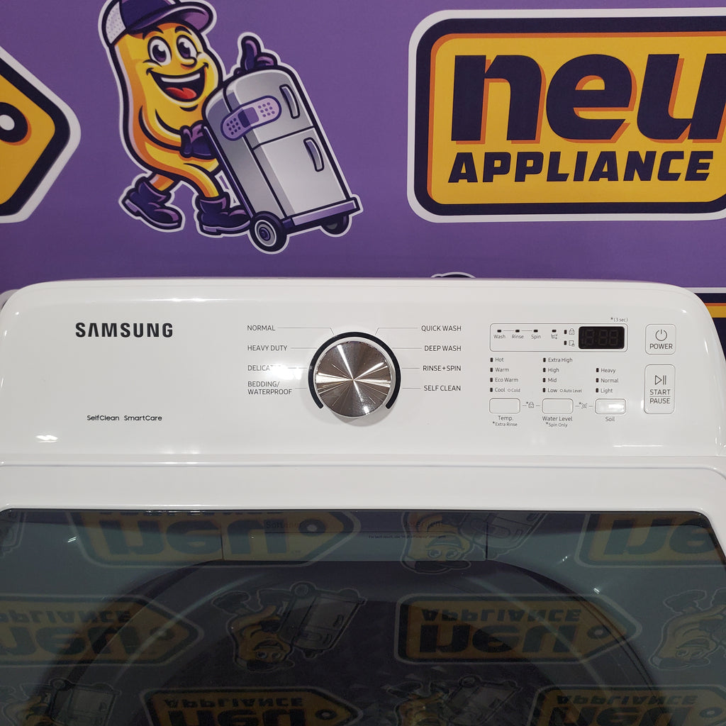 Pictures of Samsung 4.4 cu. ft. Top Load Washer with ActiveWave™ Agitator and Soft-Close Lid in White 1CR05056 - WA44A3205AW - Certified Refurbished - Neu Appliance Outlet - Discount Appliance Outlet in Austin, Tx