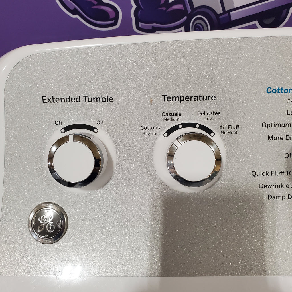 GE Top Load 4.2 Cu. Ft. Washer with Stain PreTreat in White GTW485ASJWS - Certified Refurbished and GE Electric Front Load Dryer with Sensor Dry in White 15030 - GTD45EASJWS - Certified Refurbished