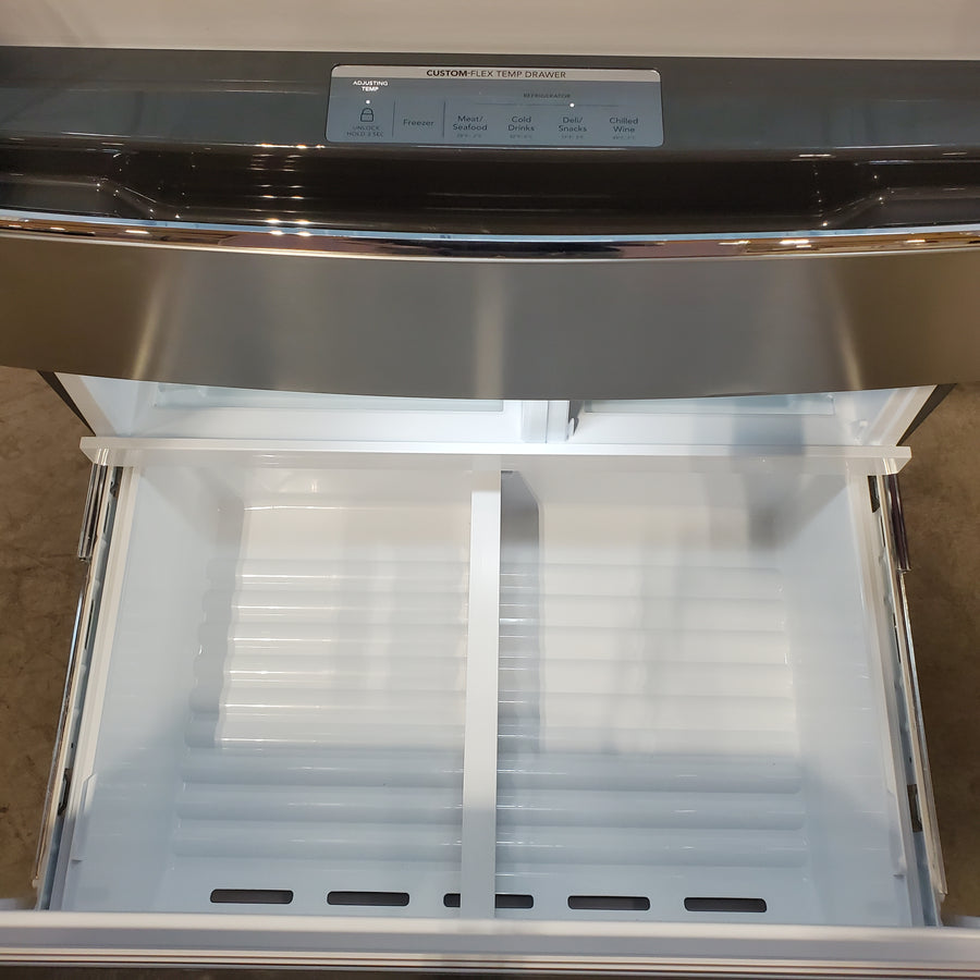 Frigidaire Gallery 26 Cu. Ft. Standard-Depth 4-Door French Door Refrigerator in Fingerprint Resistant Stainless Steel 20534SD725 - GRMS2773AF - Scratch & Dent (Moderate)