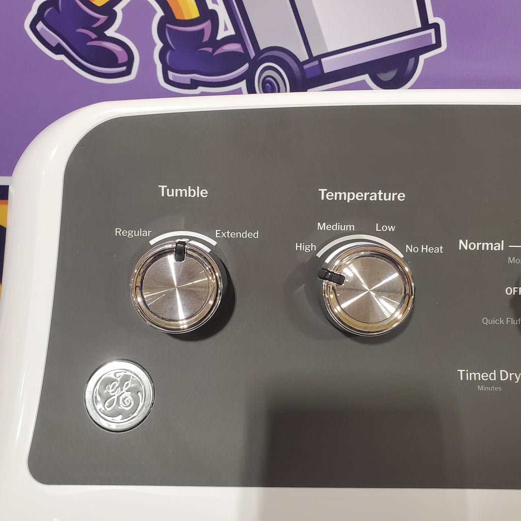 Pictures of GE 7.2 cu. ft. Capacity Electric Dryer with Up To 120 ft. Venting and Extended Tumble GTD48EASWWB - Certified Refurbished - Neu Appliance Outlet - Discount Appliance Outlet in Austin, Tx