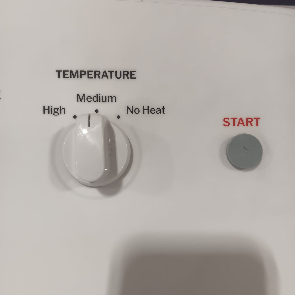 Hotpoint® 4.0 cu. ft. Capacity Washer with Cold Plus and Water Level Control HTW265ASWWW - Open Box and Hotpoint 6.2 cu. ft. Capacity Electric Dryer with Up To 120 ft. Venting and Shallow Depth 16183 - HTX26EASWWW - Scratch & Dent (Moderate)