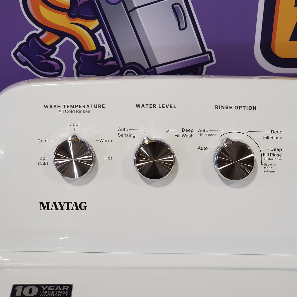 Pictures of Maytag Top Load 3.8 cu. ft. Washer with Deep Fill and Quick Wash Cycle MVW4005SW - Open Box - Neu Appliance Outlet - Discount Appliance Outlet in Austin, Tx