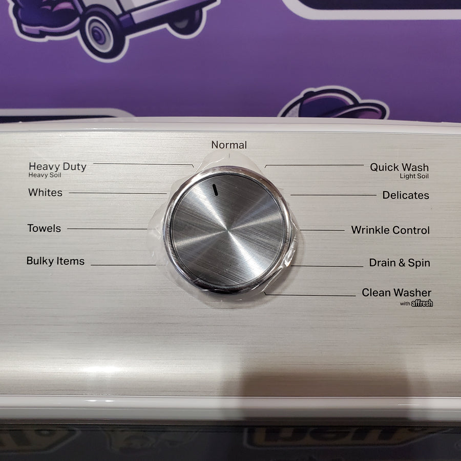 Maytag Top Load 4.8 cu ft Washer with Deep Fill and Slow-Close Glass Lid MVW6200KW - Scratch & Dent (Moderate) and Maytag 7.0 cu ft Gas Dryer with Moisture Sensing and Quick Dry Cycle 16175 - MED6200KW - Scratch & Dent (Minor)