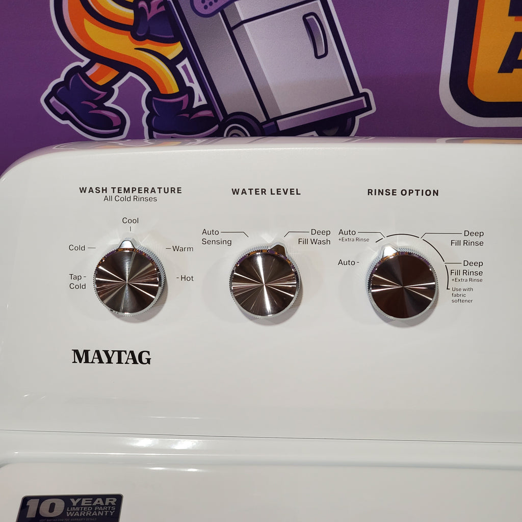 Pictures of Maytag Top Load 3.8 cu. ft. Washer with Deep Fill and Quick Wash Cycle MVW4005SW - Open Box - Neu Appliance Outlet - Discount Appliance Outlet in Austin, Tx