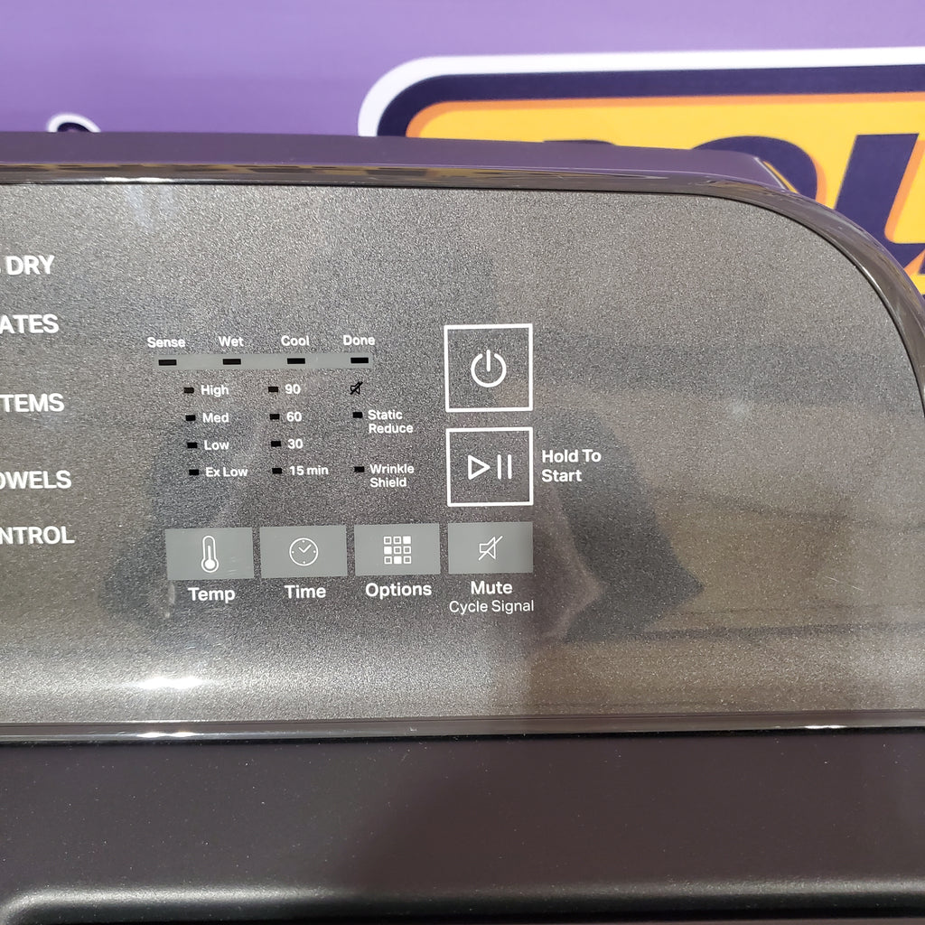 Pictures of Whirlpool Volcano Black Electric 7.0 Cu. Ft. Dryer with Steam Refresh Cycle and Moisture Sensor 6SD046 - WED6150PB - Open Box - Neu Appliance Outlet - Discount Appliance Outlet in Austin, Tx