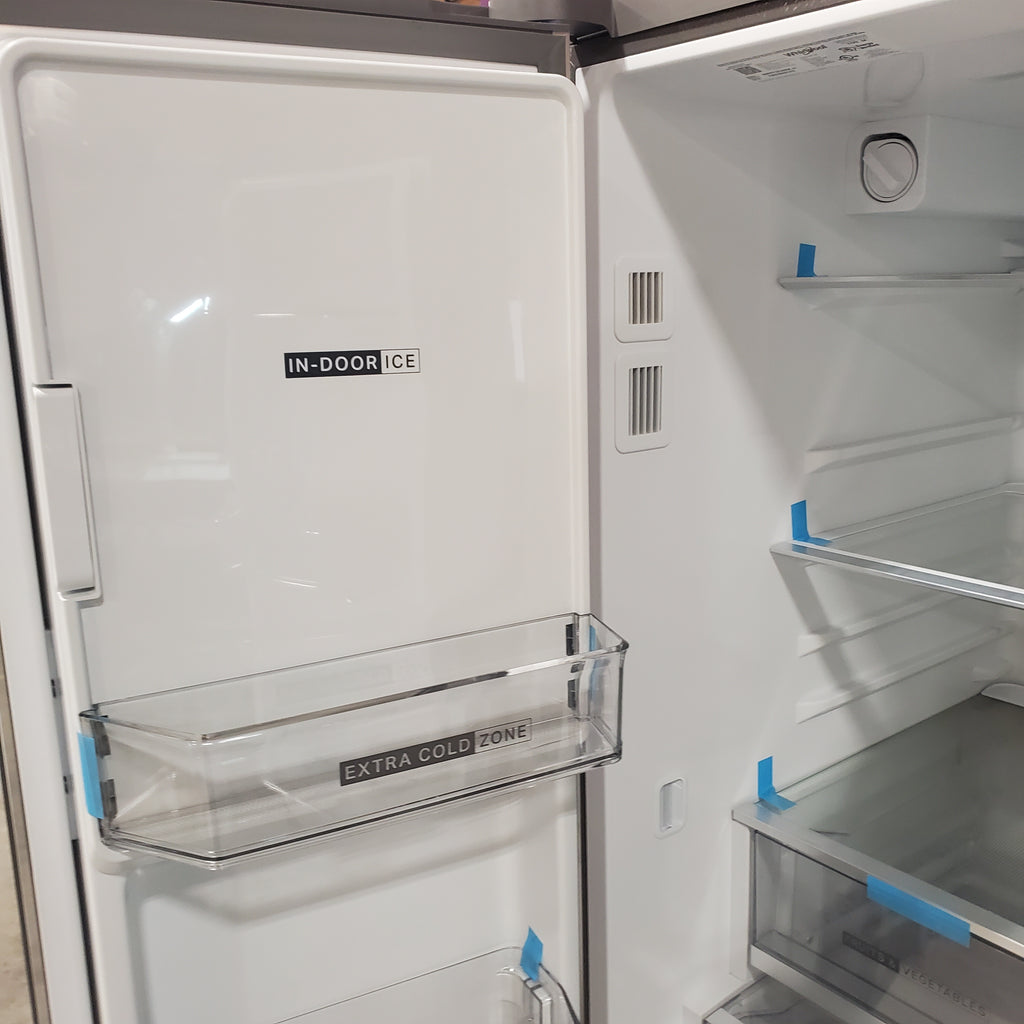 Whirlpool French Door Refrigerator in Fingerprint Resistant Stainless Finish with In-Door Water and Ice Maker - 30 cu. ft. 22SD023 - WRFF3536SZ - Open Box