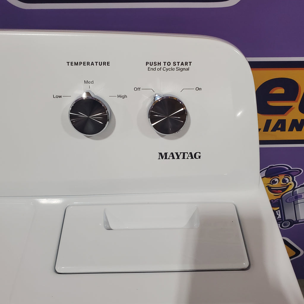 Pictures of Maytag Top Load Style Electric Wrinkle Prevent 7.0 cu. ft. Dryer with Auto Dry 6SD070 - MED4005SW - Open Box - Neu Appliance Outlet - Discount Appliance Outlet in Austin, Tx