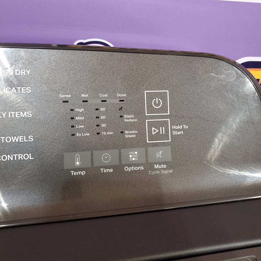 Whirlpool Volcano Black Electric 7.0 Cu. Ft. Dryer with Steam Refresh Cycle and Moisture Sensor WED6150PB - Scratch & Dent (Minor)