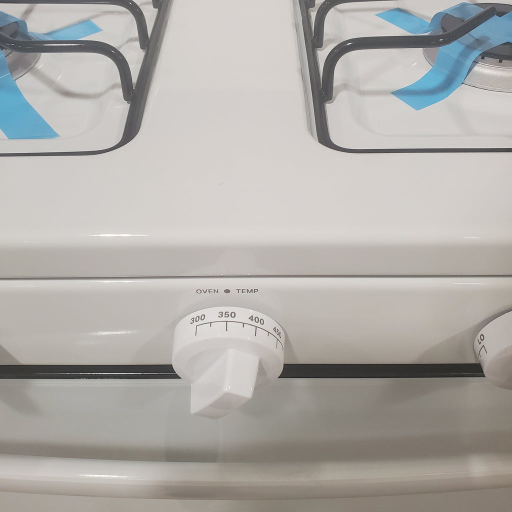 Pictures of Amana White Gas 30 Inch Range with Easy Clean Glass Door and Temp Assure Cooking System AGR4203MNW - Scratch and Dent (Minor) - Neu Appliance Outlet - Discount Appliance Outlet in Austin, Tx