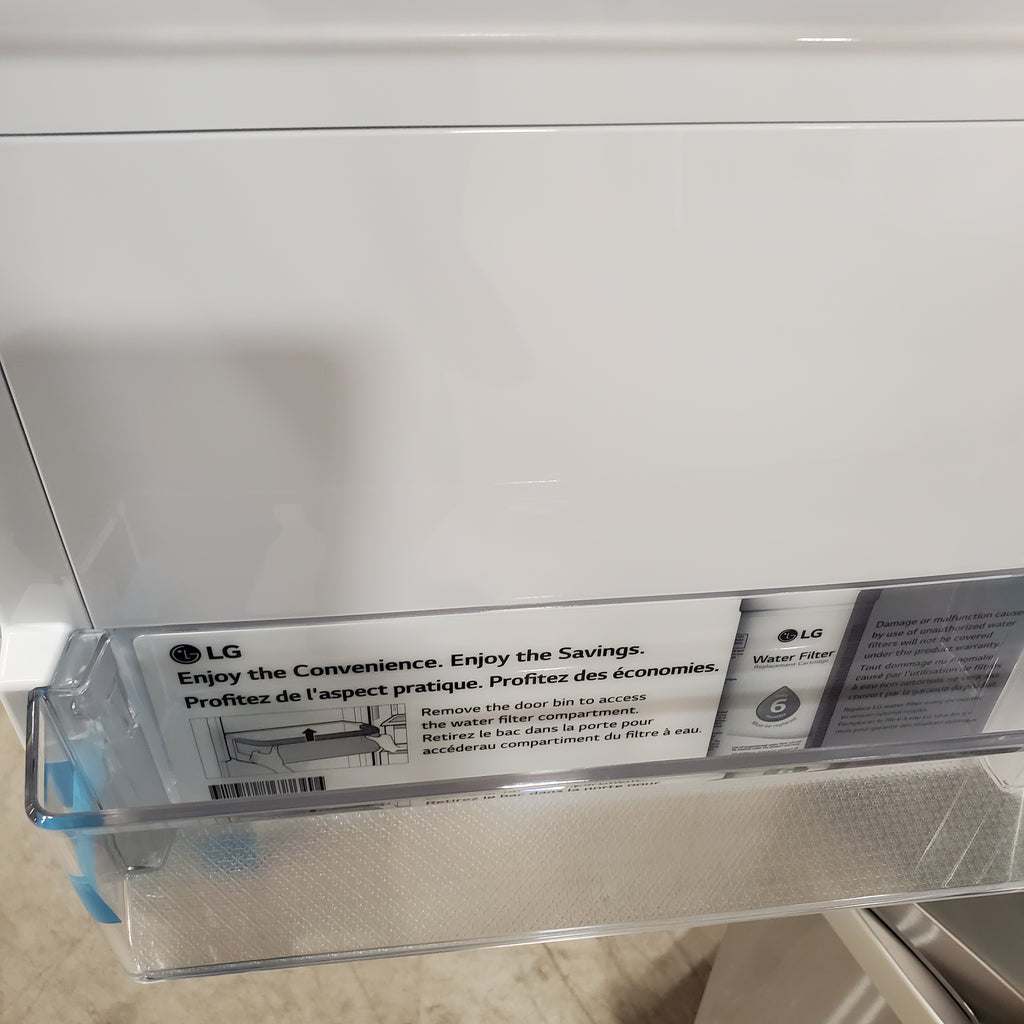 Pictures of LG 26 cu ft ENERGY STAR Counter-depth Smart French Door Refrigerator in Fingerprint Resistant Stainless Steel with Dual Ice Maker LRFXC2606S - Scratch & Dent (Minor) - Neu Appliance Outlet - Discount Appliance Outlet in Austin, Tx