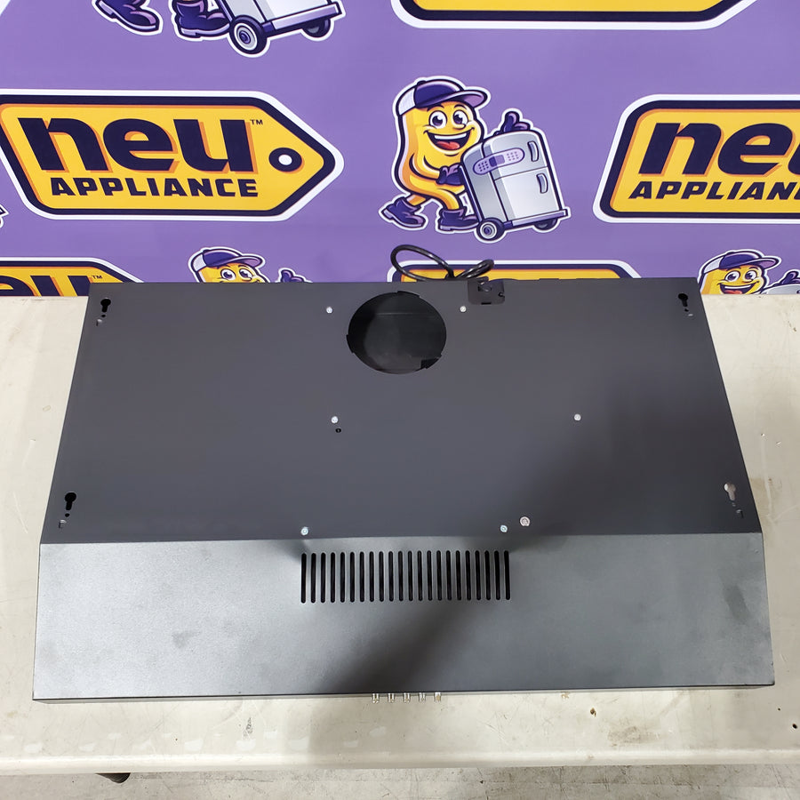 Streamline Grit Black Castellaro Ductless Under Cabinet 30 Inch Range Hood with Mesh Filters and Push Button Controls T-3208-4-DL - Scratch and Dent (Minor)