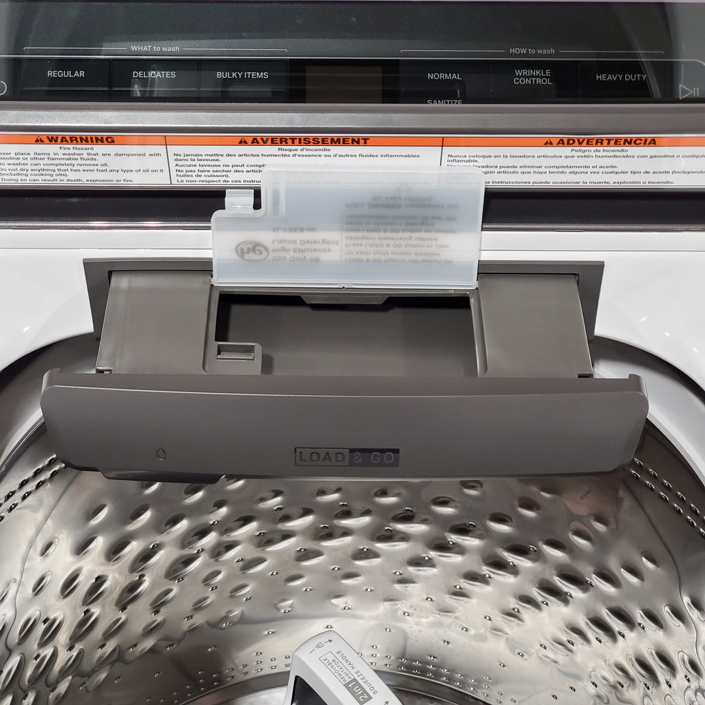Pictures of Whirlpool 5.2 - 5.3 cu. ft. Top Load Washer with 2 in 1 Removable Agitator and Load & Go™ Dispenser WTW8127LW - Scratch & Dent (Minor) - Neu Appliance Outlet - Discount Appliance Outlet in Austin, Tx
